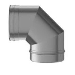 Kermi x-well Bogen 90Grad DN 200, Edelstahl Y2406200002K