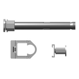 Kermi Bohrkonsolen-Set L=130mm, als 3. Konsole ab BL1800 ZB02770002