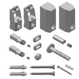 Kermi BefestigungsSet Casteo, Geneo quad ZB03450001