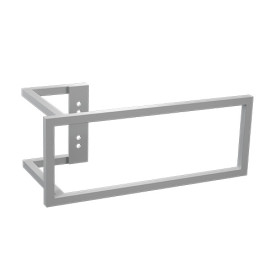 Kermi Handtuchbügel rechteckig RAL 9005 Größe: 286 x 110mm, Tiefschwarz ZC01160003