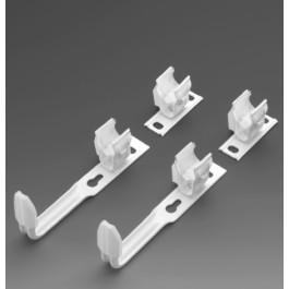 Zehnder Set SMB Wandkonsole, 5xSMB 2T weiß für Charleston-Heizkörper-Höhe 1001 bis 2200mm 173811