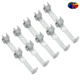Zehnder Set SMB Wandkonsole, Sonderlack, 5xSMB 75 für Charleston-Heizkörper-Höhe 680 bis 1000mm 173859
