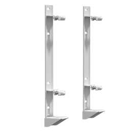 Zehnder HDC55 Wandkonsole, für Charleston H 520 bis 700mm, 2 Stück, weiß RAL 9016 766121