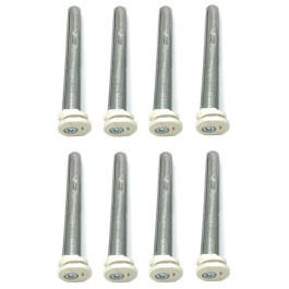 Zehnder Set BKE, 8x BKE 160mm verzinkt, Kunststoff weiß 766832