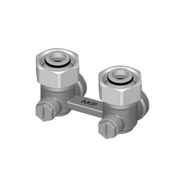 Kermi Zweirohrarmatur Eckform absperrbar ZV01070001