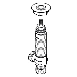 Ideal Standard JADO Seitenventil Glance, 3-Loch-Waschtischarmatur A860489NU