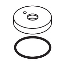 Ideal Standard Rosette mit O-Ring, für Auslauf Simply U, chrom A962265AA