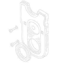 Buderus Wärmeschutz Brenner-Tür G105 63002499