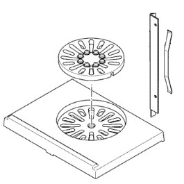 Buderus Rost 6 für Blueline 1, Blueline 2 und Blueline 6 63016278