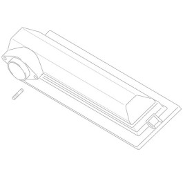 Buderus Brennergehäuse 43W 2545 für GB142, für Brenner/Gebläse/Gasarmatur 7098875