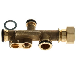 Buderus Rohr-Verbindung-Kesselvorlauf-Brenner für GB122-24K (G25), für Vorlauf Kombi 7099178