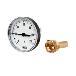 Buderus Bi-Metall-Zeigerthermometer 0-120C d:63mm G1/2Bx60mm, ohne Feststellschraube Nr14138818 81171504