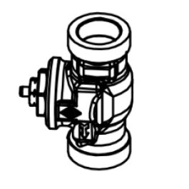 Buderus 2-Wege-Ventil DN15 KVS 2,5 # 8735300656