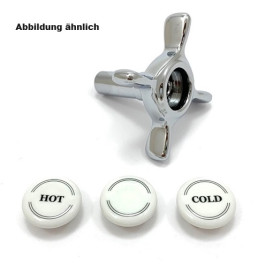 Hansgrohe Griff Axor Montreux 2-Griff Wannenmischer brushed nickel 16597820