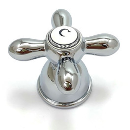 Hansgrohe Kaltwasserkreuzgriff Axor Carlton für 2-Griffarmaturen edelmessing 17291840