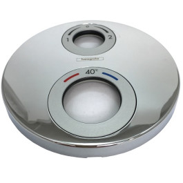 Hansgrohe Rosette d:150mm Ecostat S Thermostat F-Set Ab-Umstellventil chrom 92283000