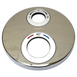 Hansgrohe Rosette d:150mm Ecostat S Thermostat F-Set Ab-Umstellventil chrom 92283000