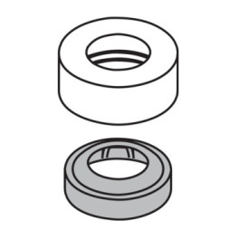Hansgrohe Abdeckrosette Axor Starck für Waschtischmischer satinox 97155810