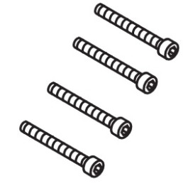 Hansgrohe Zylinderschraube Axor M5x40mm DIN 912 Gewinde bis zum Kopf 97673000