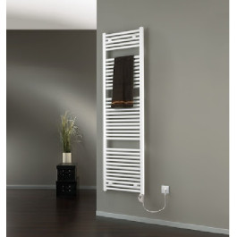 HSK Designheizkörper Line mit Heizstab 4 und Fernregler, H: 121,5 B: 60cm weiß, Füllvolumen 8,6L  , 800122-04-G2