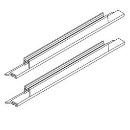 HSK Wasserabweisprofil gerade, 5mm Glas, Länge 1.000mm E100058-5