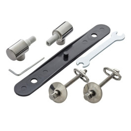 Ideal Standard Befestigungssatz Tonic für WC-Sitz Softclosing chrom K7313AA