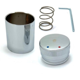 Schell Betätigungsknopf LINUS SC-M für UP-Dusche, Mischwasser, chrom 295450699