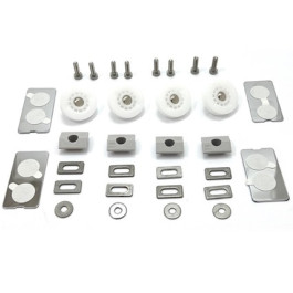 Kermi Set Laufrollen für Viertelkreis-Duschkabine (Gleittüren) (I2 T..), oben und unten 2533855