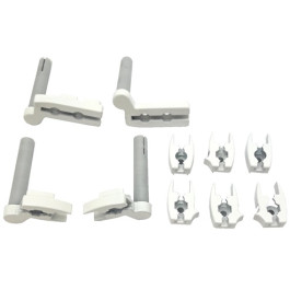 Kermi Set Gelenke für Faltwand 2-flügelig (V2 FW2) Faltwand 2-flügelig (V2 TS1) 2533865