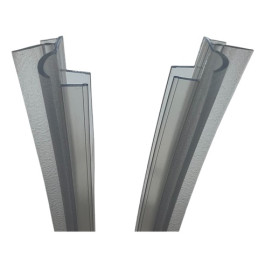 Kermi 4x Dichtleiste 4665 14AC BS für kompletten Eckeinstieg, Länge je 985 mm, kürzbar 2534987
