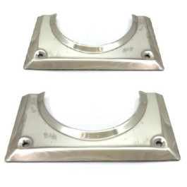 Vaillant Rosette 125, geteilt (Edelstahl) für Zub. 0020042749/51/53/54/55, 0020042907 # 0020059480