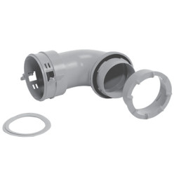 Vaillant Anschlussadapter 90 Grad, zum Anschluss eines flexiblen Luftschlauches 0020176829