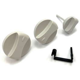 Vaillant Knopf grau 3 Stück für Gas-Wandheizgerät VC 126&196&246/2-C VC 194/3-C 114288