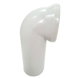 Viega WC Anschlussbogen 90 Grad 3811 in DN100 aus Kunststoff manhattan 105051