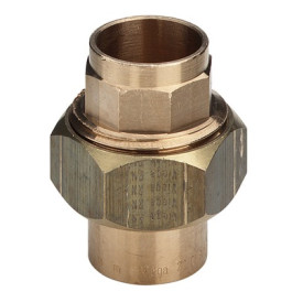 Viega Verschraubung Rotguss 94330 flachdichtend in 22mm 116583