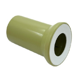 Viega WC Anschlussbogen 22,5 Grad 3813 in DN100 x 360mm Kunststoff moosgrün 140809