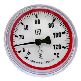 Viessmann Thermometer 120°C rot 7824800