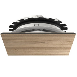 Viessmann Zuluft- und Abluftventil quadratisch Eiche 7974011