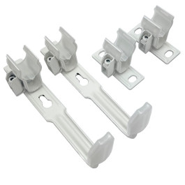 Zehnder Set SMB Wandkonsole, 2xSMB 2T weiß für Charleston-Heizkörper-Höhe 1001 bis 2200mm 173511