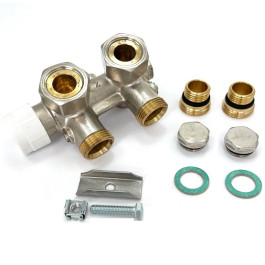 Zehnder Zehnder Anschluss-Armatur ohne Blende, für Yucca 976103