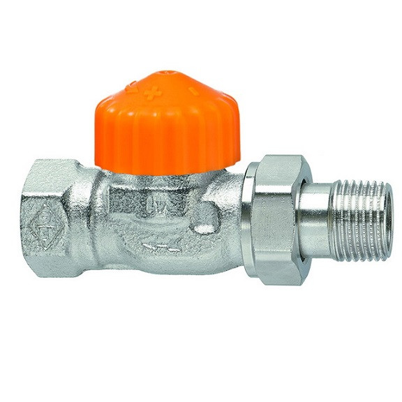 Heimeier Thermostatventil Eclipse umgekehrte Flußrichtung, Durchgang