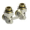 Danfoss Hahnblock RLV-KB 1/2'' Eck für 2-Rohr-Anlagen 003L0394