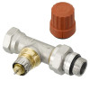 Danfoss Ventilgehäuse RA-N 15 R 1/2, Durchgang, vernickelt, selbstdichtende Nippel 013G0116