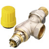 Danfoss Ventilgehäuse RA-UN 15 R 1/2, UK Axial, matt vernickelt 013G3043