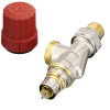 Danfoss Ventilgehäuse RA-N 15 G 3/4 AG, UK Axial, matt vernickelt 013G4203