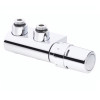 Danfoss Anschlussarmatur VHX Duo Set 1/2'' Eck chrom 013G4279