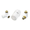Danfoss X-tra Design Set Ventilgehäuse RA-URX rechts weiß 013G4007