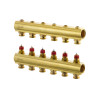 Danfoss Fussbodenheizungs-Verteiler FHF-6 6 Kreise, ohne Durchflussanzeige 088U0506