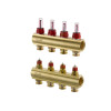 Danfoss Fussbodenheizungs-Verteiler FHF-4F 4 Kreise, mit Durchflussanzeige 088U0524