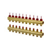 Danfoss Fussbodenheizungs-Verteiler FHF-10F 10 Kreise, mit Durchflussanzeige 088U0530